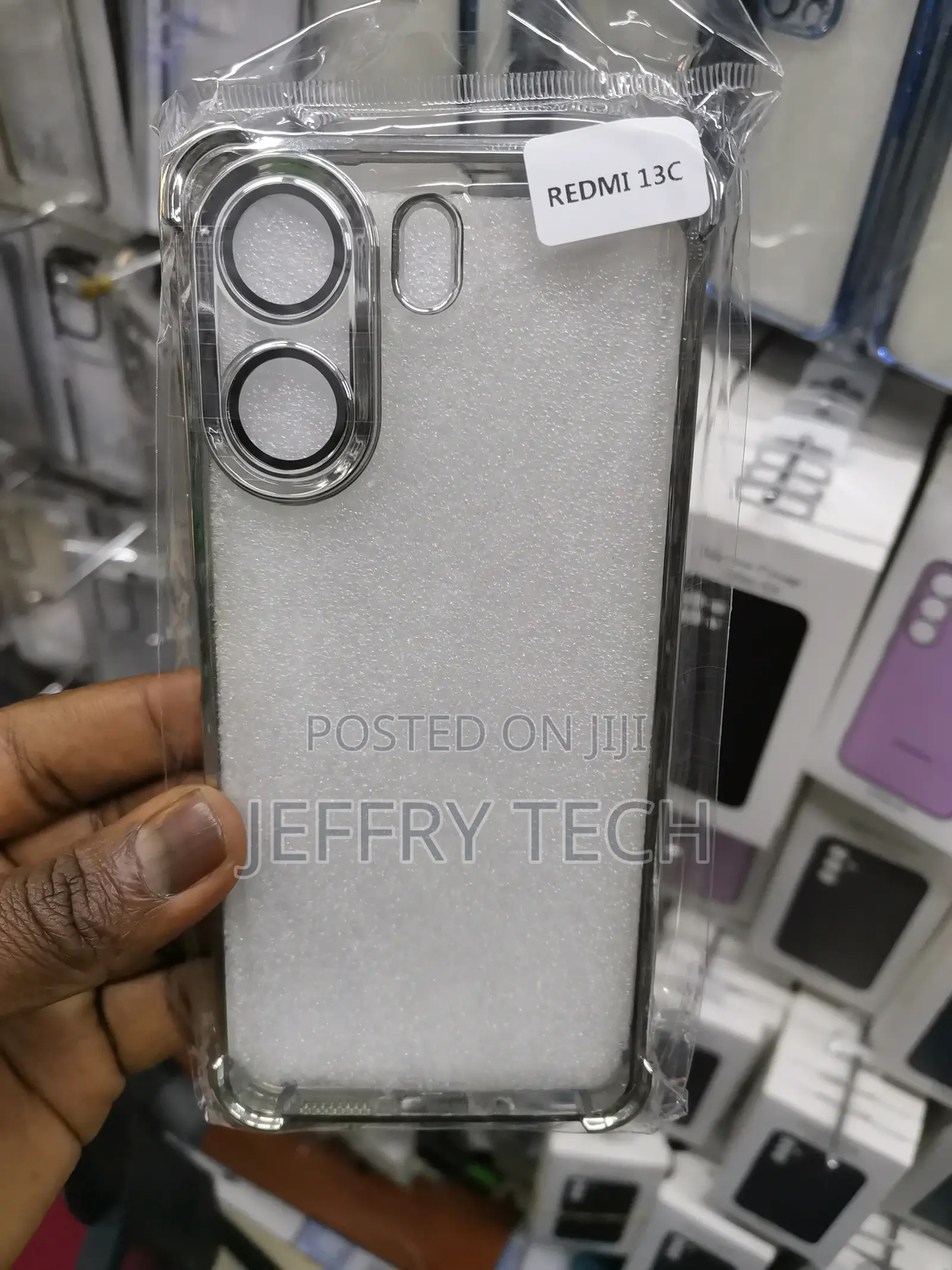 TPU Soft Silicone Transparent Phone Case for Redmi 13 C