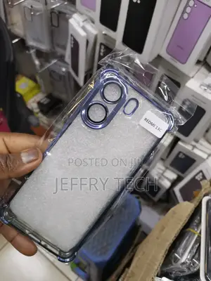 Clear Case for Xiaomi Redmi 13C, Hard PC and Soft TPU Shock