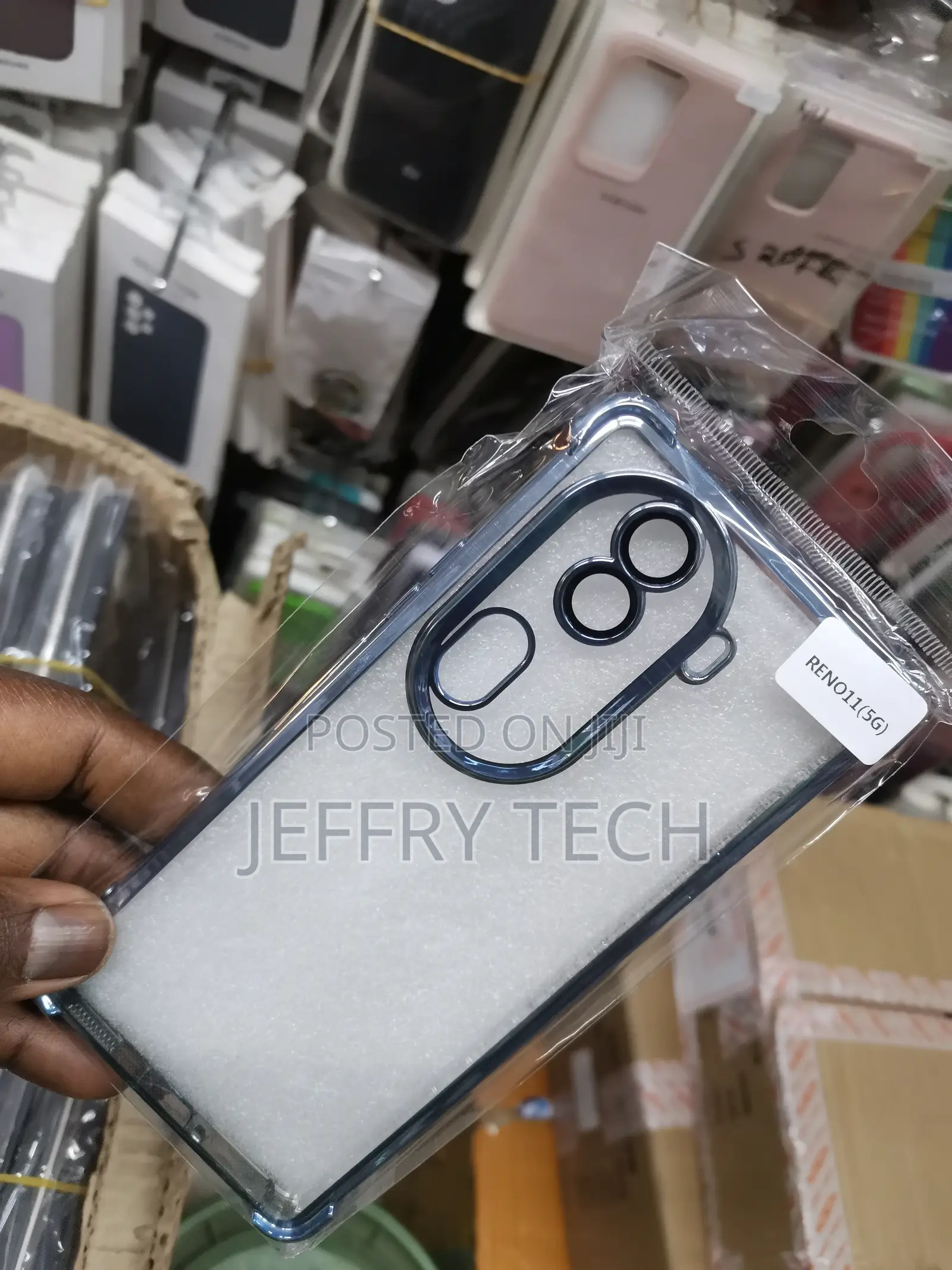 OPPO Reno11 Global Transparent Acrylic + TPU Shockproof Pho