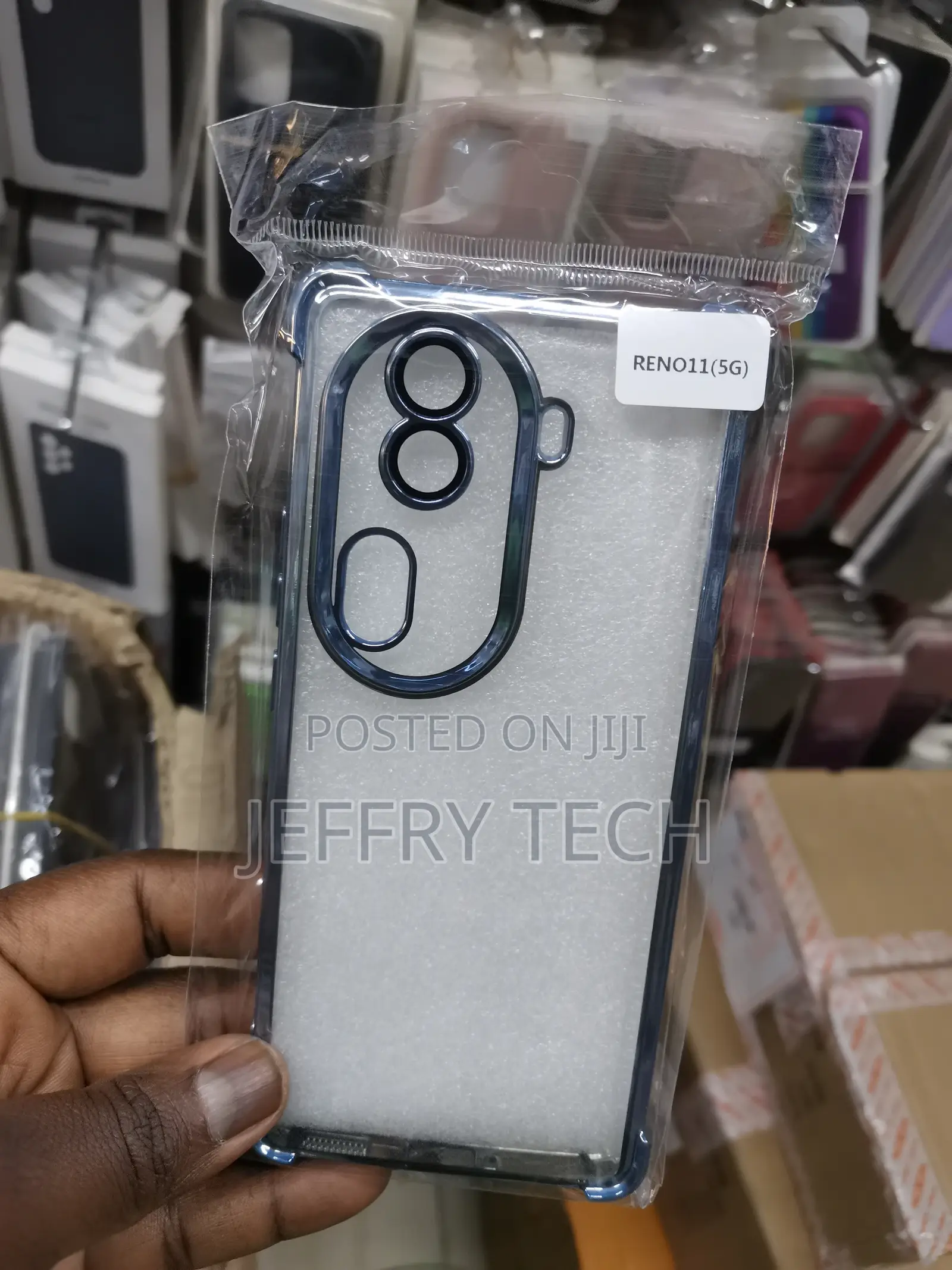 OPPO Reno11 Global Transparent Acrylic + TPU Shockproof Pho