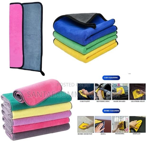 Microfiber Absorbent Cloth for Car and Home Cleaning