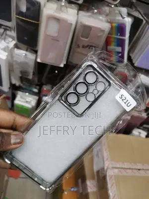 Samsung S21 Ultra Transparent Acrylic + TPU Shockproof Phone