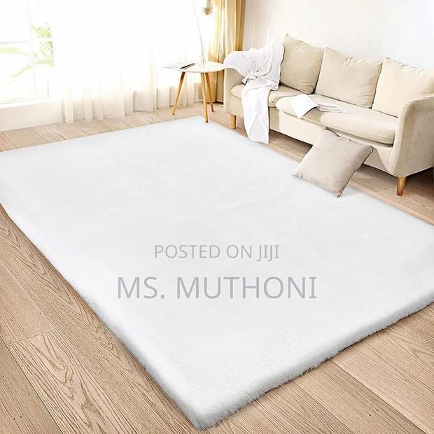 Modern Luxury Style Nordic Rabbit Fur Carpet - thumbnail 3