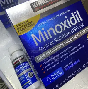 Minoxidil 5% Hair Regrowth Treatment for Men With Freeroller