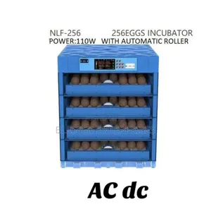 Eggs Incubator Machine Automatic Incubator AC/DC 256 Eggs