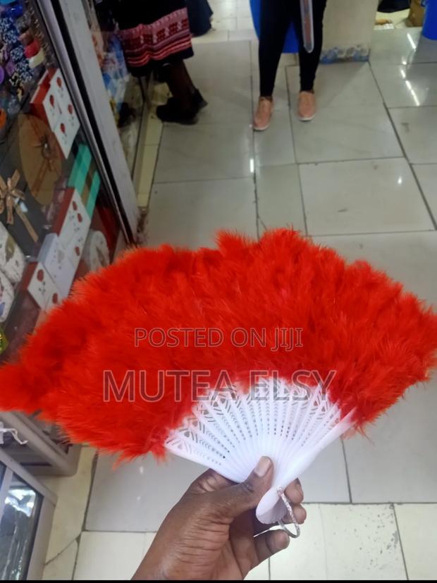 Red Ladies Fan - main view