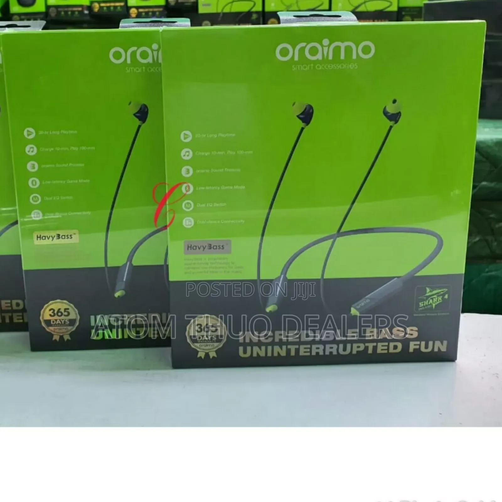 Oraimo Shark 4 E30D Navy Blue Neckband Restocked