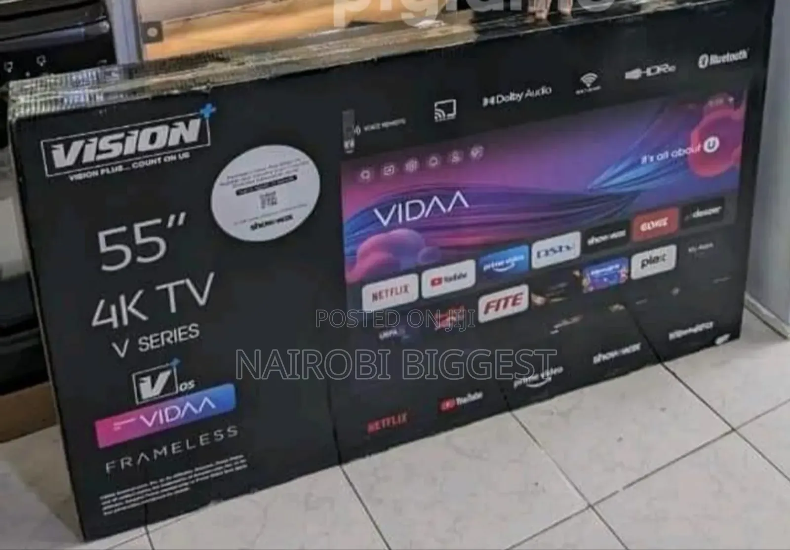 Vision 55" Vidaa Frameless Best Television