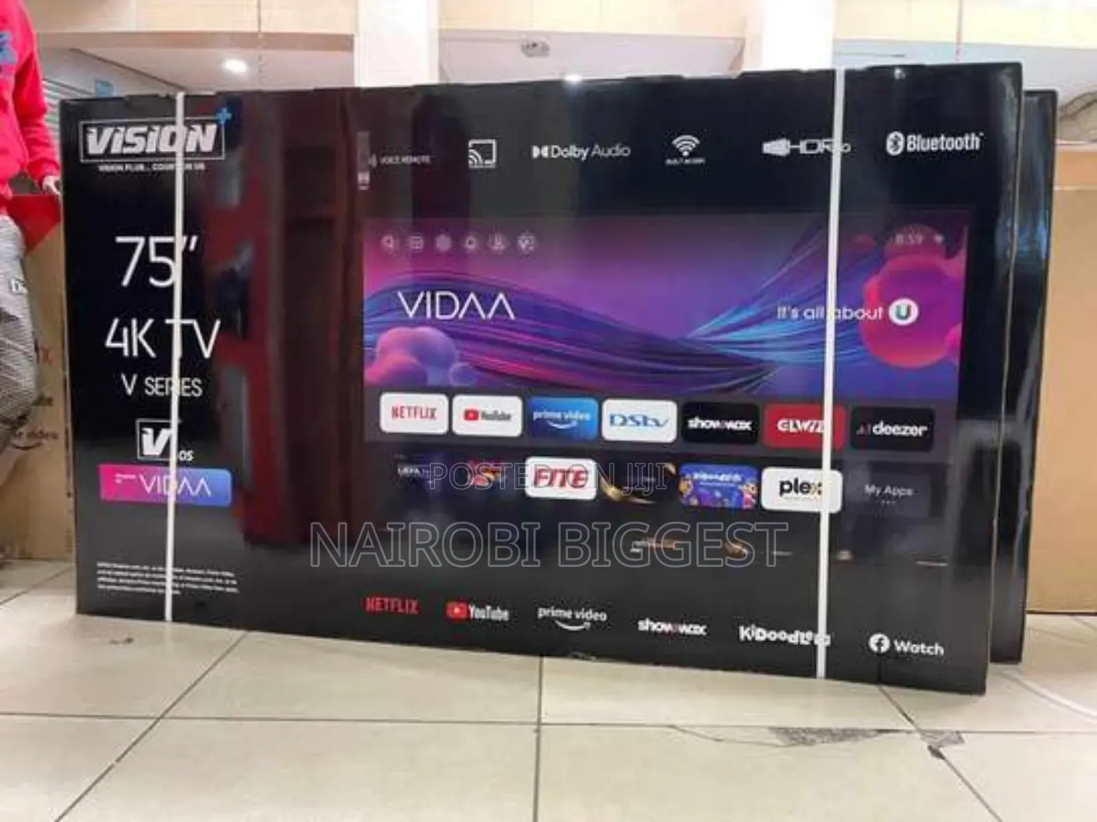 Vision 75" Vidaa Frameless Best Television