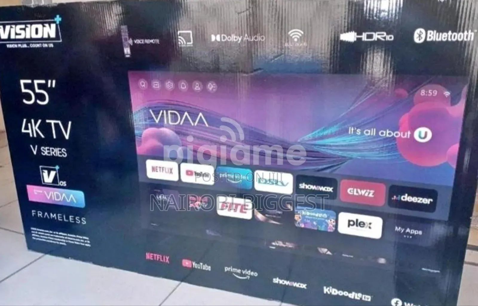Vision 50" Resolution Frameless Television