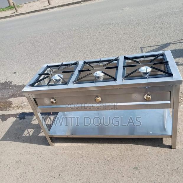 Best Stainless Steel 3burner Gas Cooker With Undershelf