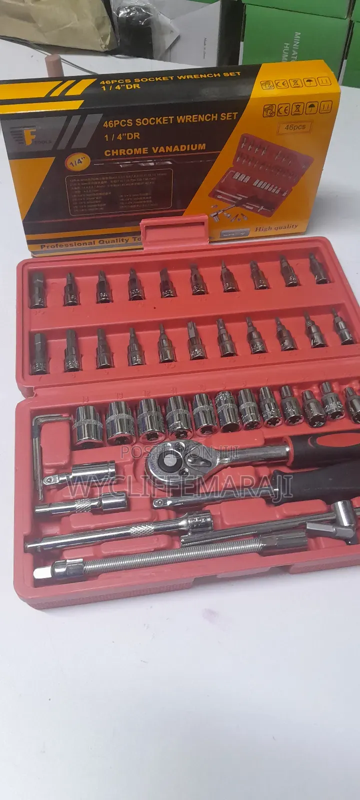 46pcs Tool Set, Socket Wrench Set