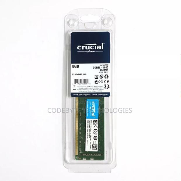 Crucial Desktop RAM Ddr3l 8gb 1600^Crucial Desktop RAM Ddr3l