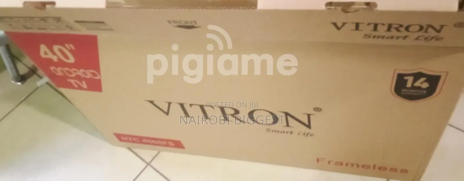 Vitron 40" Frameless Full Hd Television