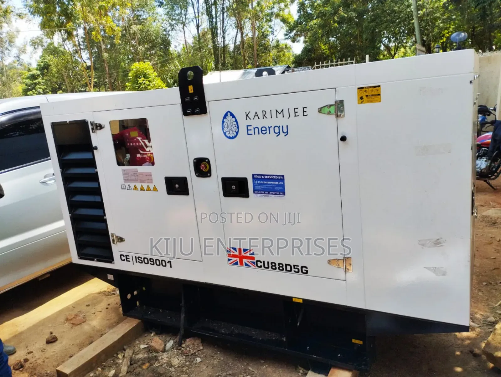 Karmjee Generator 80kva Available