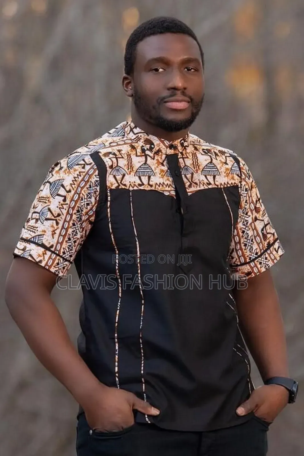 Ankara Designer Shirts for Plus Size Men