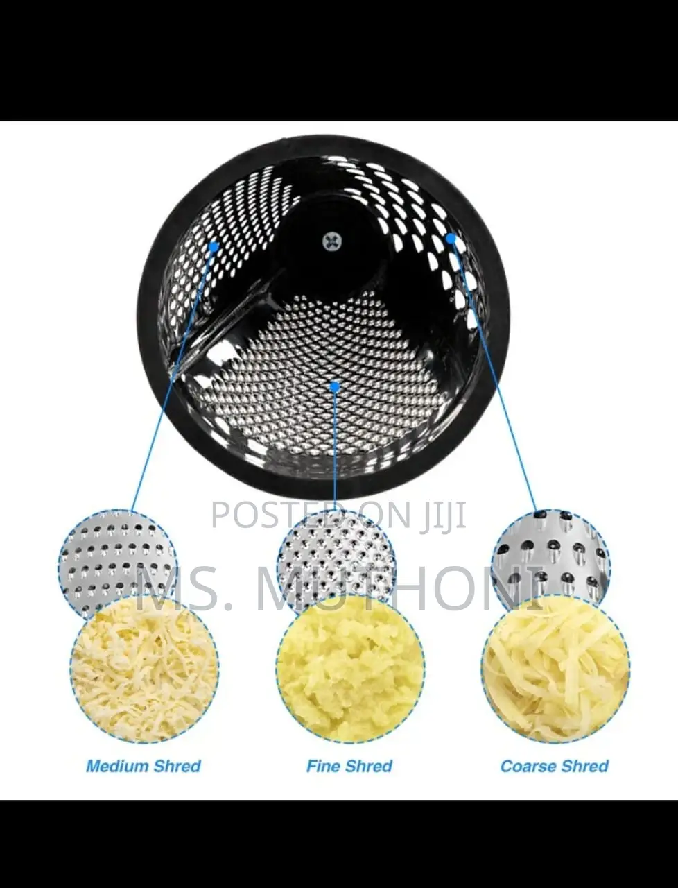 3_sided Manual Vegetable Shredder/Grater