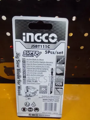Ingco JSBT111C Jigsaw Blade for Wood 74mm 5pcs Set