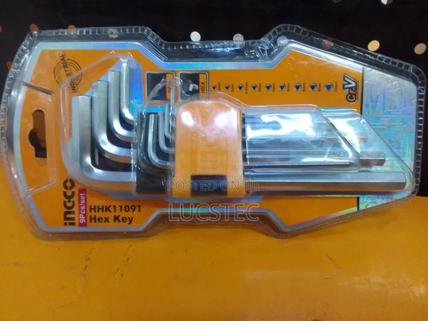 Ingco HHK11091 Hex Key 9pcs Set