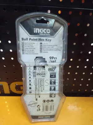 Ingco HHK13092 Ball Point Hex Key 9pcs Set