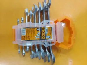 Ingco HKSPA3088 Double Open End Spanner Set 6-22 Mm