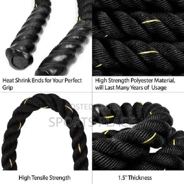 High Quality 38mm 15meters 10KG Battle Rope