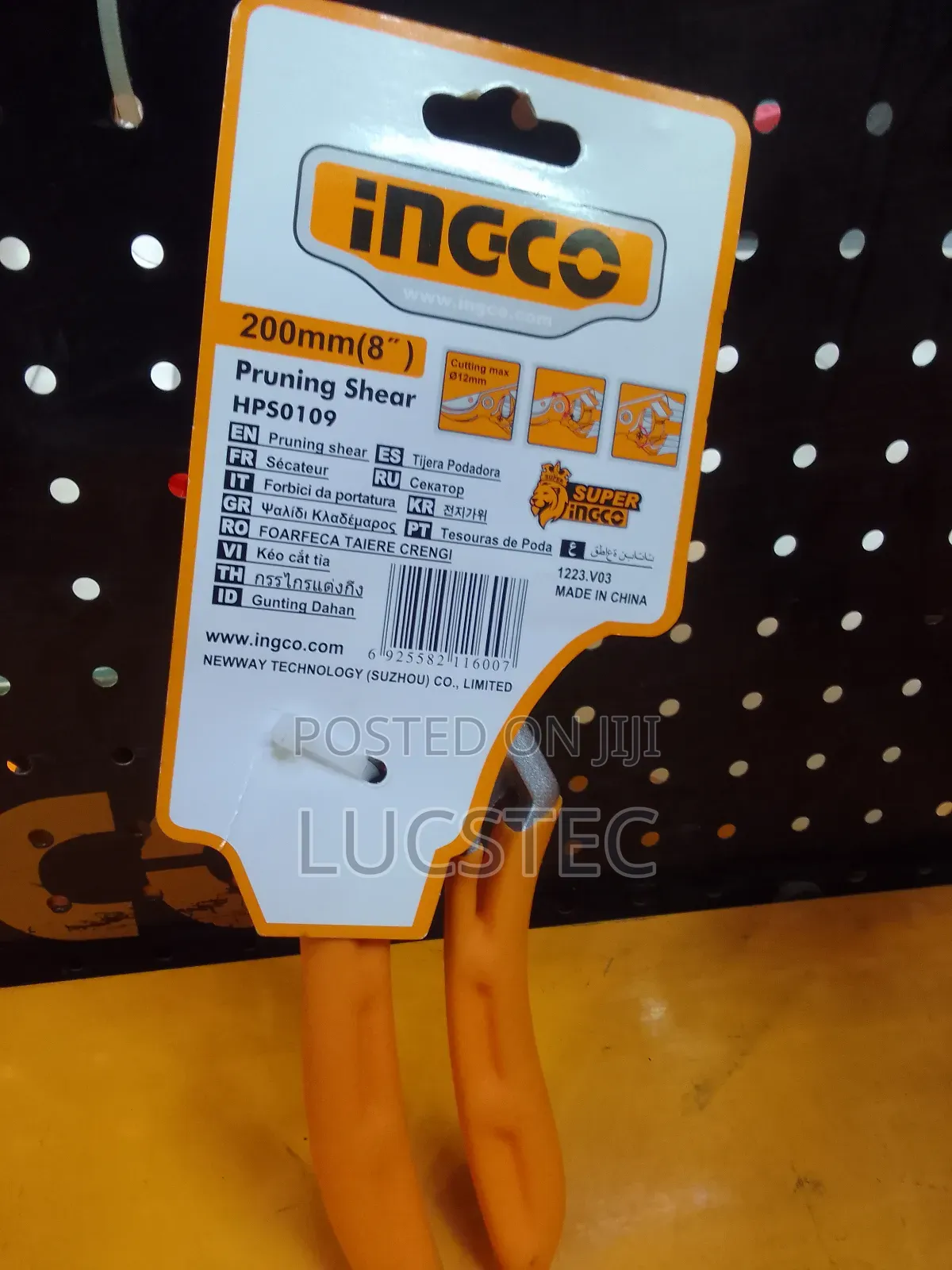 Ingco HPS0109 Pruning Shears 8" (200mm)