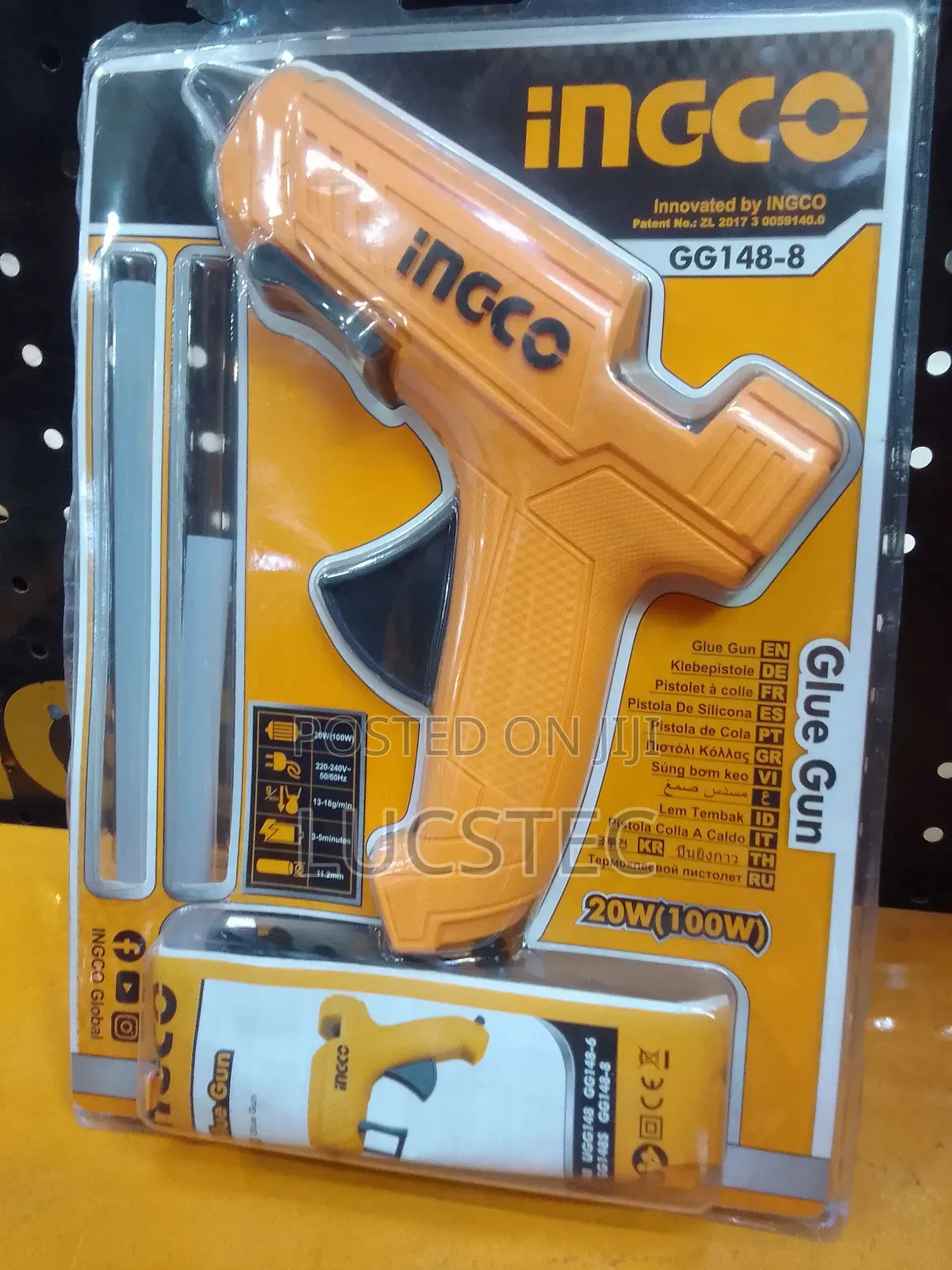 Ingco GG148-8 Glue Gun 20W(100W)