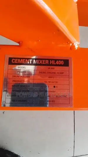 HL Power 400L Concrete Mixer