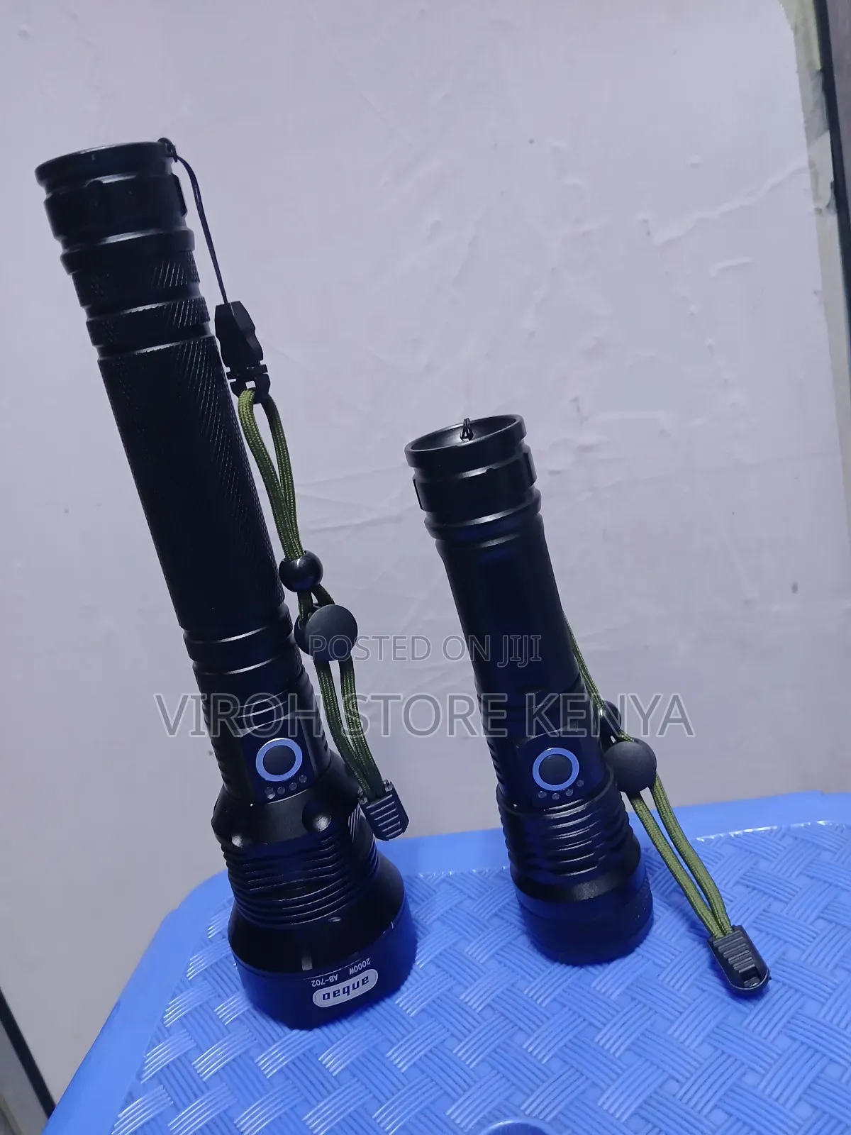 P70 / P50 Led Rechargeable Torches Aluminium Torch With Zoom
