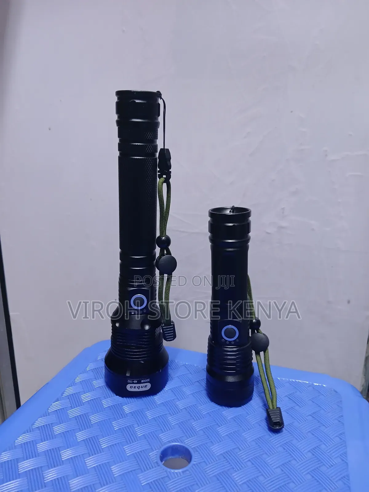 P70 / P50 Led Rechargeable Torches Aluminium Torch With Zoom