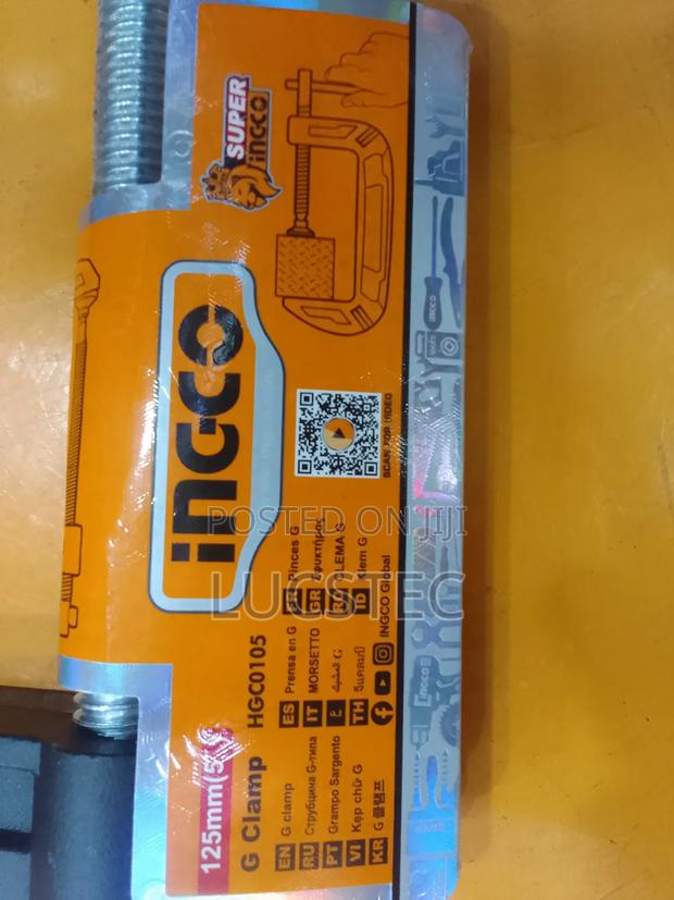 Ingco G Clamp 5"(125mm)