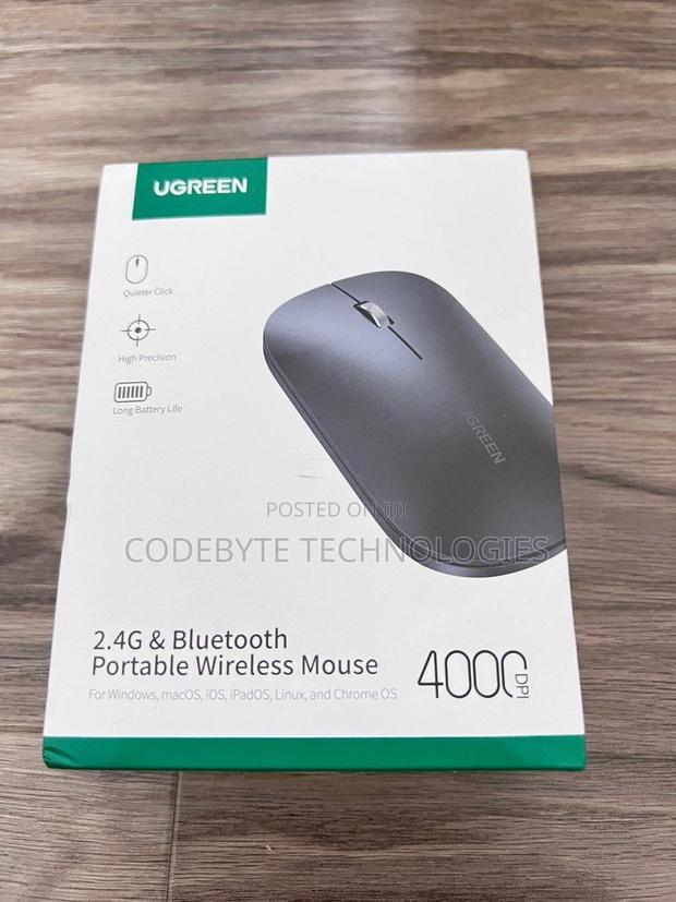 ^^UGREEN Portable Wireless Mouse (Gray)^ - main view