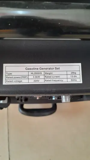 Portable 3.5KVA Super Silent Petrol Generator.