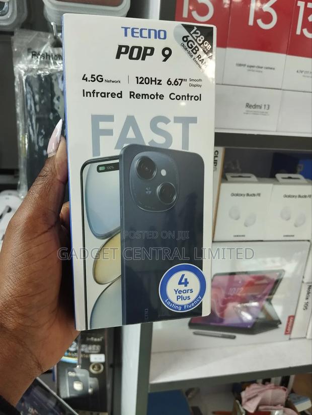 New Tecno Pop 9 128 GB Black