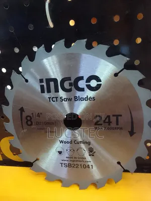 Ingco TSB221041 TCT Saw Blade Wood Cutting 8.25"