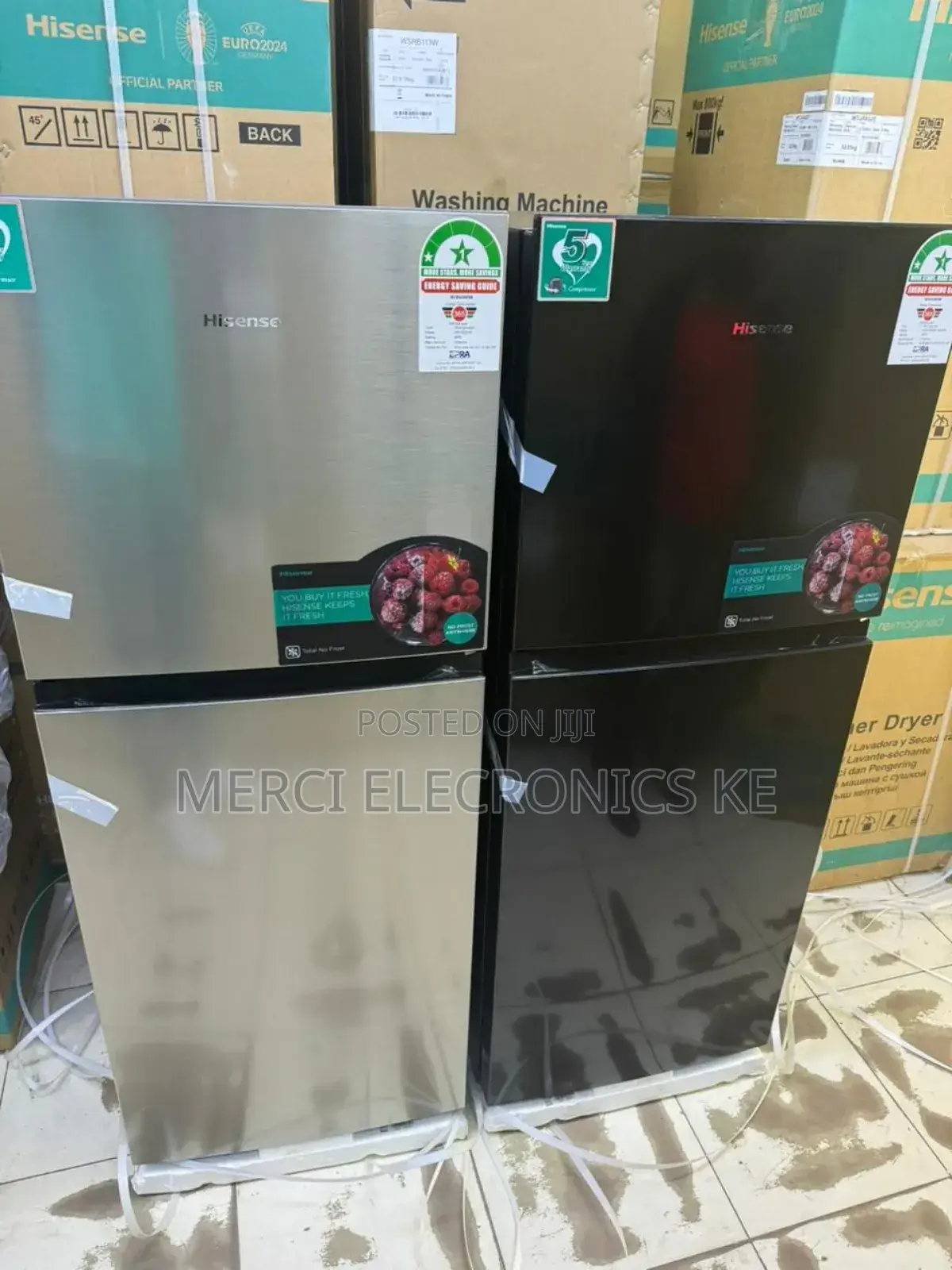 Hisense 203 Liters Ref203dr Frost Free Fridge,Black