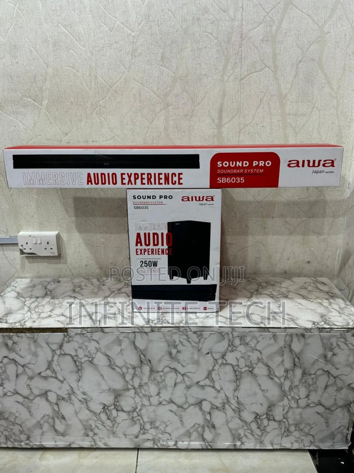 *AIWA2.1ch* (SB-6035 ) Sound Pro *-250w* Sound Bar System