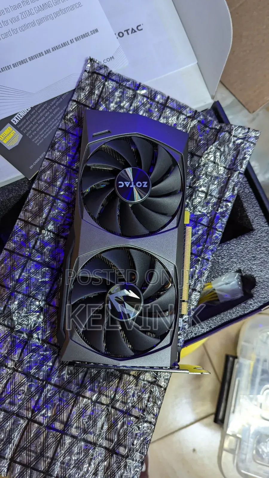 Zotac RTX 3060 12gb Graphics Card Gpu