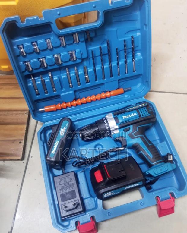 Makita Accessories Makita 26v Cordless Electric Drill Set