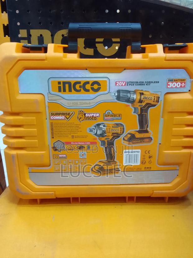Ingco Lithium-Ion Cordless 2pcs Combo Kit 20V - main view