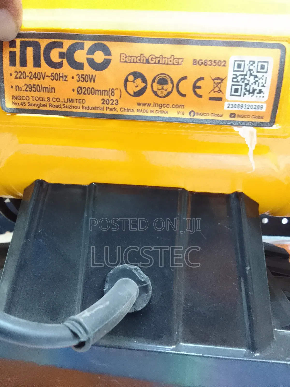 Ingco BG83502 Bench Grinder 350W