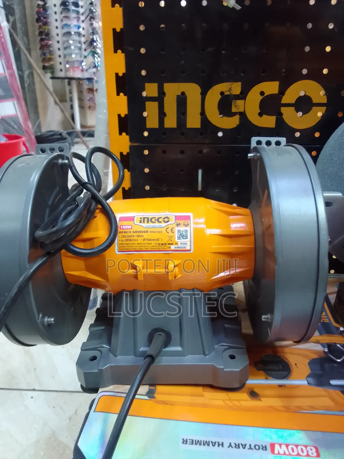 Ingco BG61502 Bench Grinder 150W