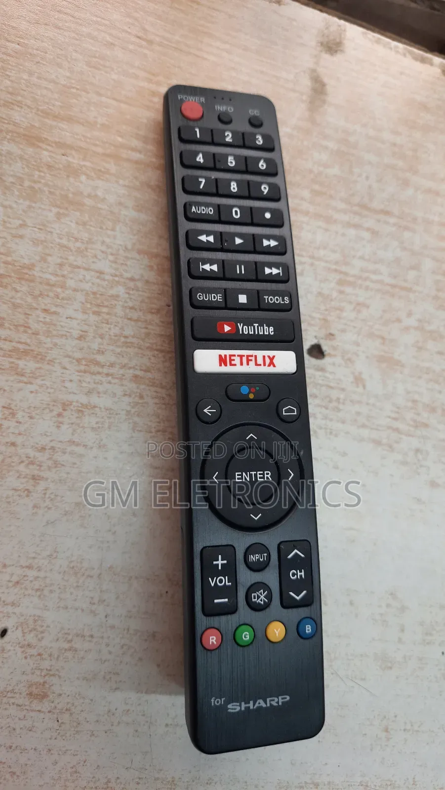 SHARP Smart TV Remote ( Youtube/ Nexflix)