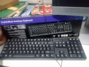 Generic Black Antelope Wired Keyboard TJ-818