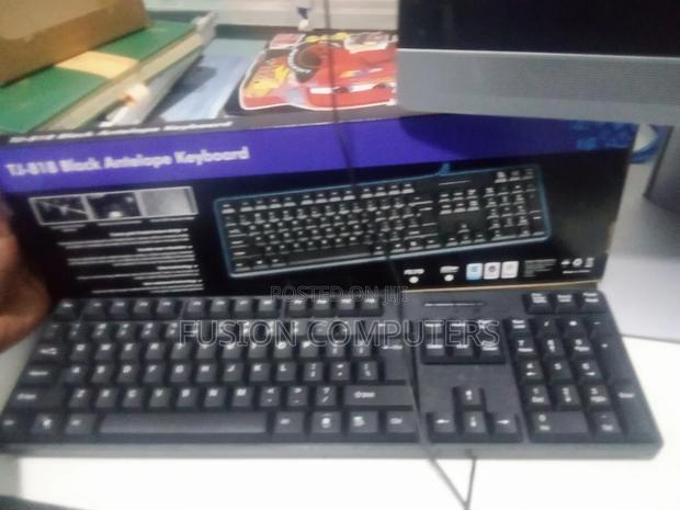 Generic Black Antelope Wired Keyboard TJ-818 - main view