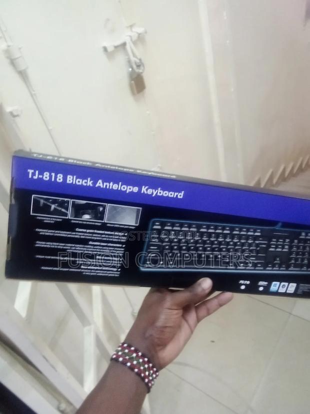 Generic Black Antelope Wired Keyboard TJ-818 - thumbnail 2