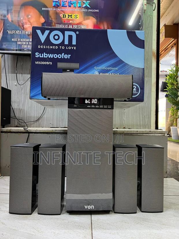Von 5.1ch Bluetooth Ves3505es 350W RMS Subwoofer