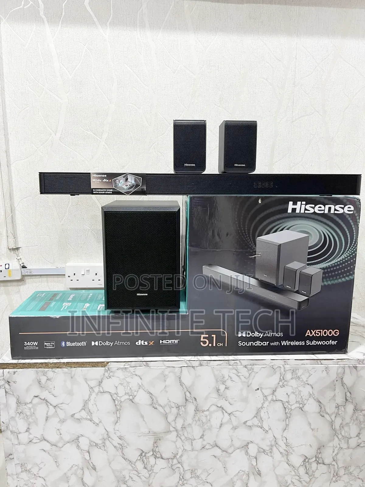 Hisense Ax5100g 5.1ch Soundbar