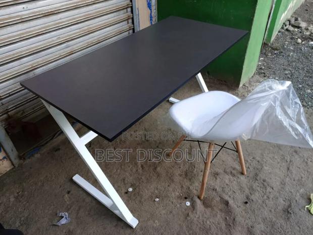 Metallic Stands Office Desk - main view